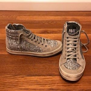 Brand new p448 silver sneakers size 37